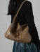 Leather Crossbody Bag - Vintage Soft Flap Style SF