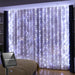 Festive Solar-Powered Curtain Lights with Waterproof Design & Remote Control - Samanta Factory
