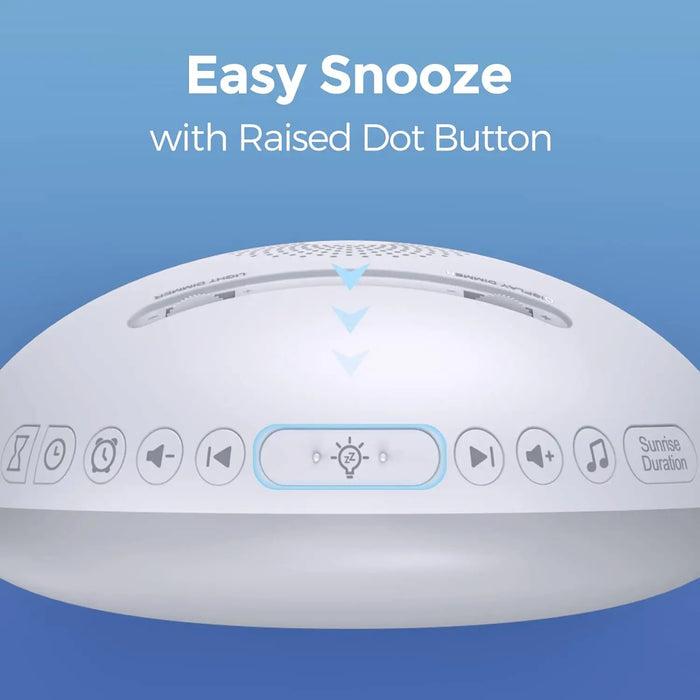 Sunrise Alarm Clock & Sound Machine – All-in-One Sleep Aid with Nature Sounds & Gentle Wake-Up Light