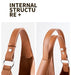 Half-Moon Shoulder Bag – Soft Versatile Leather Handbag for Women - Samanta Factory
