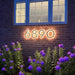 LED House Number Light – Outdoor Waterproof Illuminated Stainless Steel Address Plaque SF