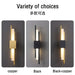 Contemporary Black & Gold LED Wall Lamp – Up & Down Light for Modern Interiors - Samanta Factory
