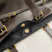 Vintage PU Leather Shoulder Tote – Soft Casual Bag with Lock Closure - Samanta Factory