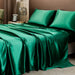 KISS NEST Satin Bed Sheet Set – Smooth 200TC Polyester, Twin to King Sizes - Samanta Factory
