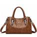 Casual Tote Shoulder & Crossbody Bag – Versatile, Soft PU Leather with Sequined Design - Samanta Factory