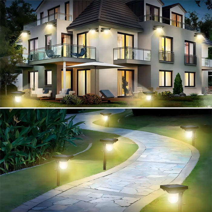 Solar Garden Light – Motion Sensor LED with Triple Modes and IP65 Weatherproof Design