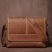 Vintage Leather Satchel Bag – Soft Men’s Crossbody Shoulder Bag SF