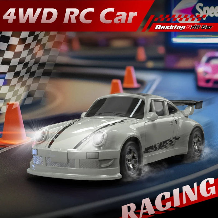 1/64 Mini RC Car – 2.4G 4WD High Speed Drift Remote Control GTR Racing Model SF