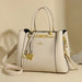 Women’s Tote Bag – Soft Microfiber Leather Casual Handbag with Zipper Closure - Samanta Factory