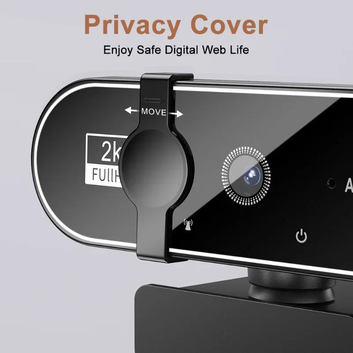 4K Webcam – Auto Focus with Built-In Microphone for PC, Laptop & Video Calls SF