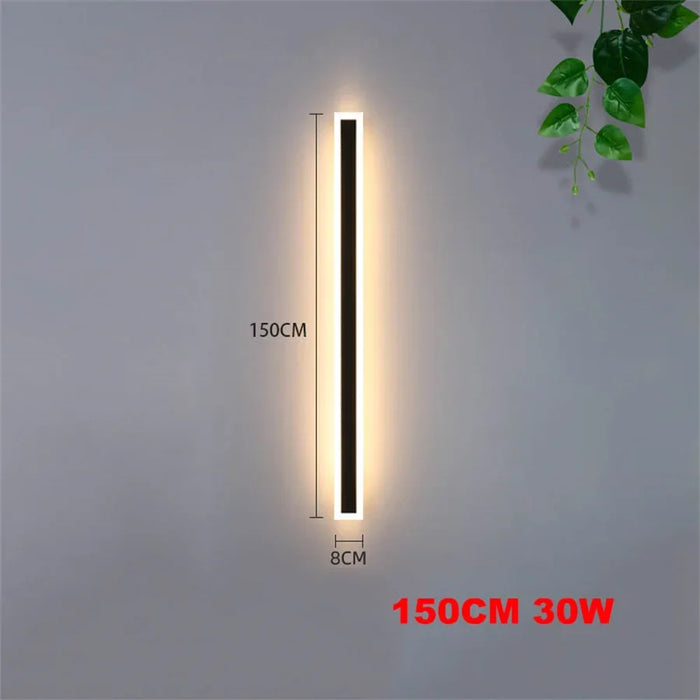 Waterproof LED Wall Light – IP65 Outdoor Strip Lamp for Garden, Patio & Corridor