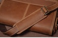 Vintage Leather Satchel Bag – Soft Men’s Crossbody Shoulder Bag SF