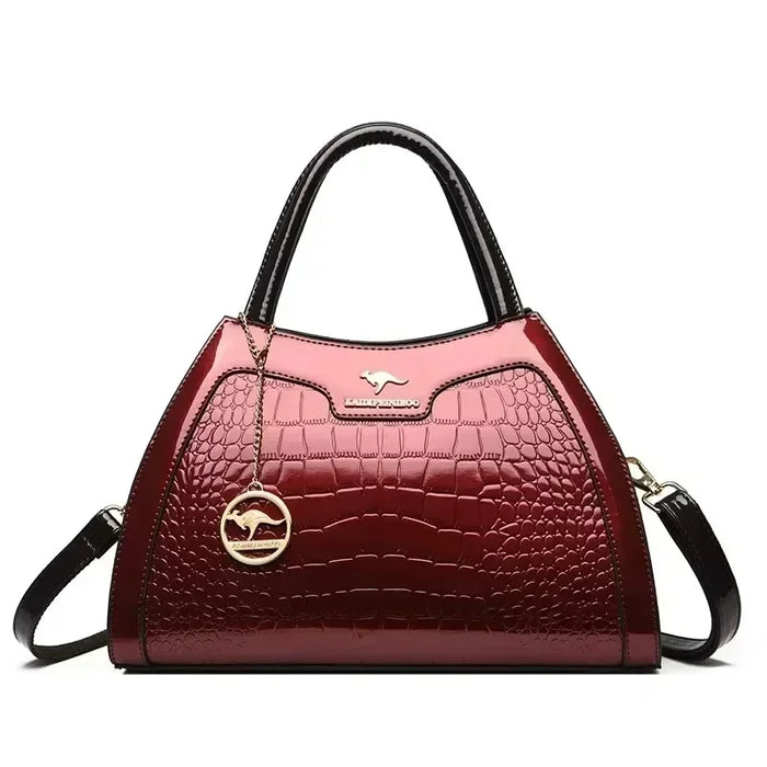 High-Quality PU Leather Handbag for Women – Animal Print Casual Tote, Versatile Fashion Bag - Samanta Factory