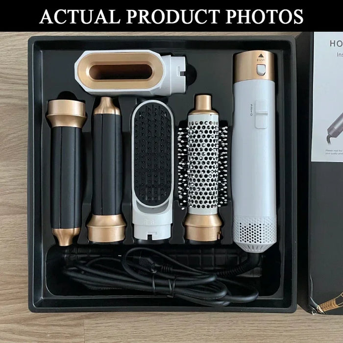 5-in-1 Hair Dryer Brush – Versatile Styling with Ionic & Infrared Technology