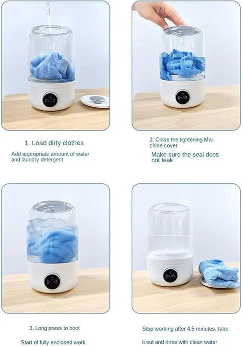 Mini Underwear Washer – USB Rechargeable Portable Design Samanta Factory