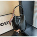 PU Leather Knitted Bucket Bag – Soft Casual Messenger Handbag for Women - Samanta Factory