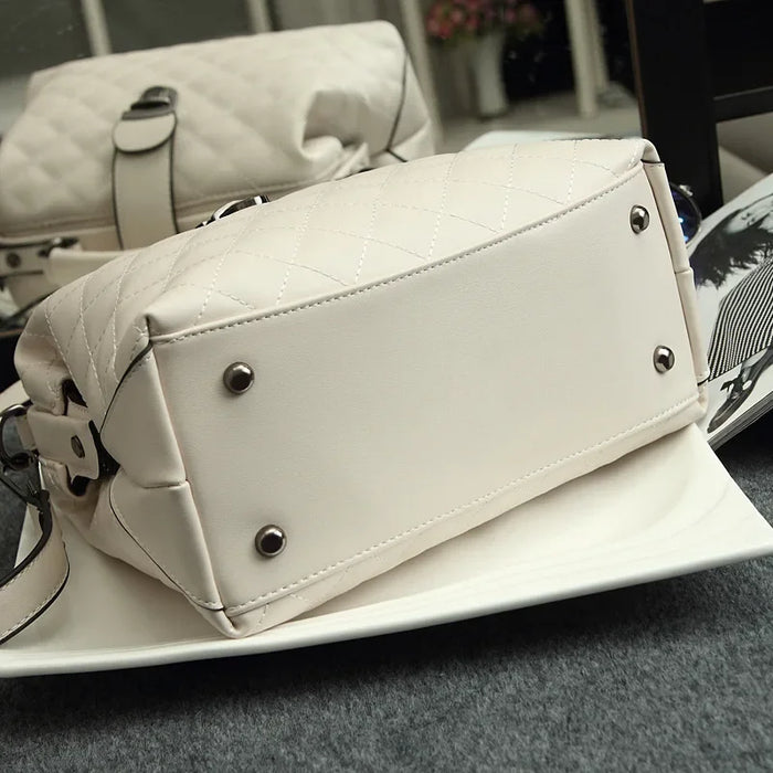 Women’s Shoulder & Crossbody Bag – Trendy Rhomboid Doctor Handbag