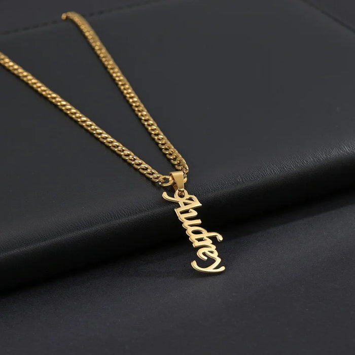 Custom Name Crown Necklace- Trendy Crown Name Necklace in Gold, Silver & Rose Gold SF