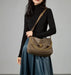 Leather Shoulder Bag - Soft Cowhide Crossbody Style SF