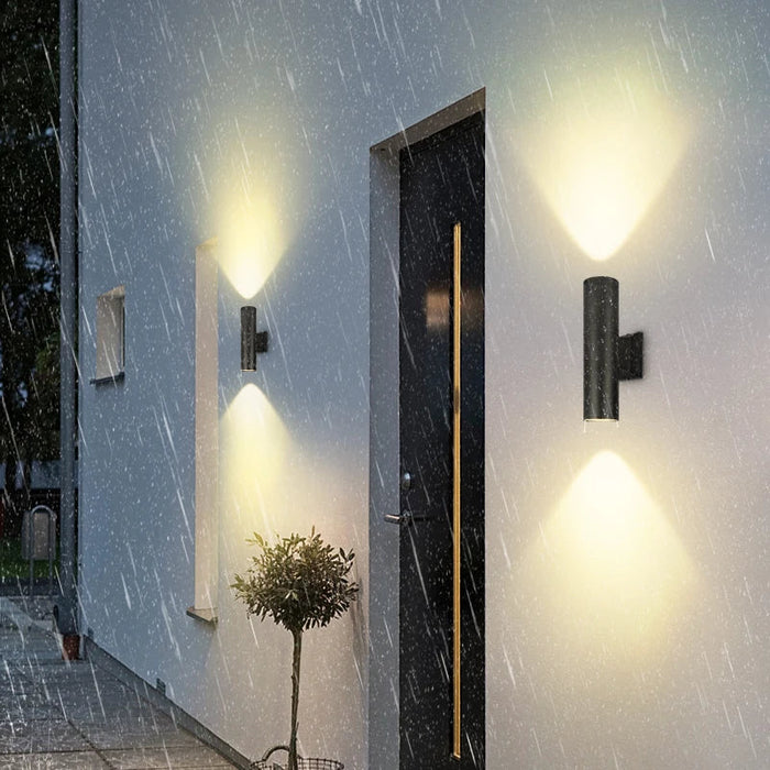 Modern LED Wall Lamp – Double Head Waterproof E27 Indoor Outdoor Lighting SF