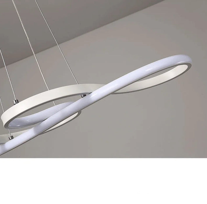 Modern LED Pendant Light – Iron Finish with Remote Dimming - Samanta Factory