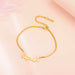 Custom Name Bracelet – Elegant Letter Charm Bracelet SF