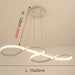 Modern LED Pendant Light – Iron Finish with Remote Dimming - Samanta Factory
