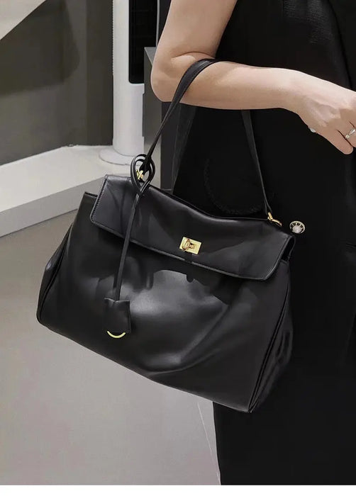 Leather Satchel Bag – Soft Casual Crossbody Style SF
