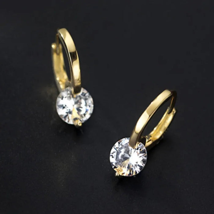 Moissanite Hoop Earrings – 1.0CT VVS1 D-E Color Sterling Silver SF