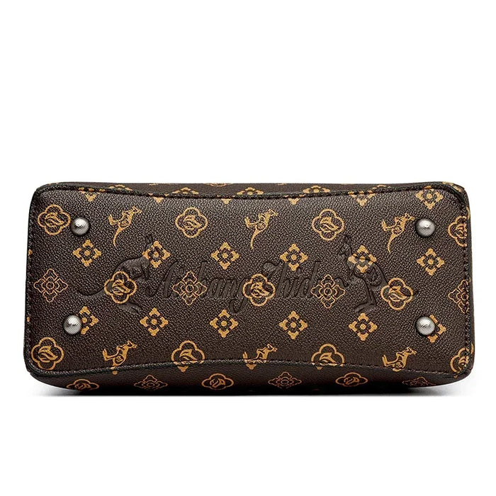 High-Quality PU Leather Handbag for Women – Animal Print Casual Tote, Versatile Fashion Bag - Samanta Factory