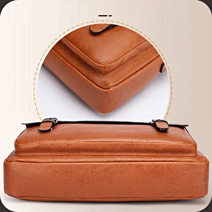 Business Laptop Briefcase – Lightweight 14-Inch Office Messenger Bag
