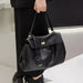 Leather Satchel Bag - Soft Casual Carry SF
