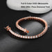 EWYA D Color Moissanite Tennis Bracelet 925 Silver 18K Gold - Samanta Factory