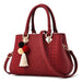 Women’s Large Capacity Boston Handbag – PU Leather Shoulder & Crossbody Tote Bag SF