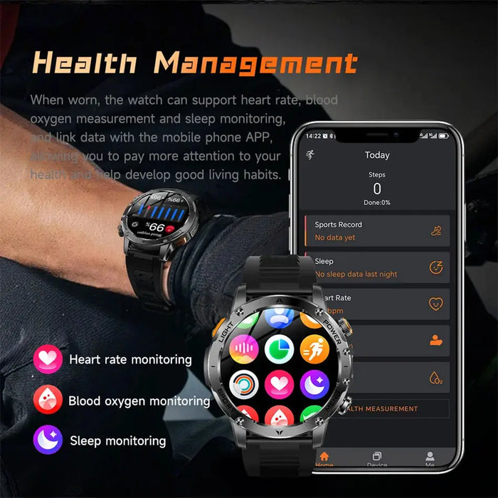 Smart Watch – AMOLED Display with AI Health Tracking SF