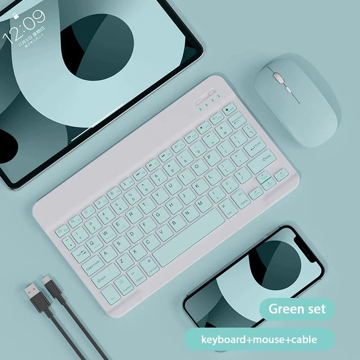 Magnetic Tablet Keyboard – Wireless Bluetooth for 10–11.5" iPad, Android & Tablets SF