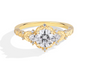 Moissanite Diamond Ring – 1CT D VVS1 Round Cut SF