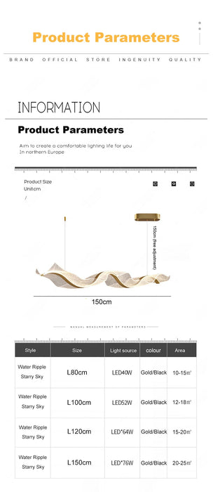 Modern LED Pendant Light – Smart Dimmable with Remote Control SF