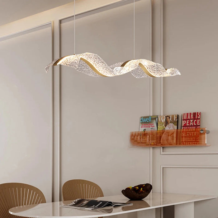 Modern LED Pendant Light – Smart Dimmable with Remote Control SF