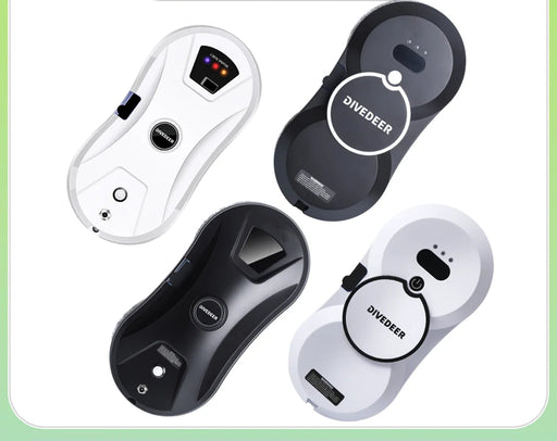 Automatic window cleaning robot with remote control for home glass surfaces