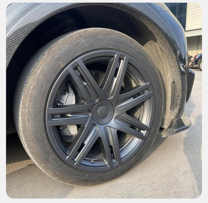 Design for TESLA 19 Inch Star Wheel Caps 4PCS Hubcap Automobile Hub Cap Full Rim Cover Accessories for Tesla Model Y 2020-2024 - Samanta Factory