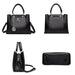Women’s Soft PU Leather Handbag – Fashionable Casual Tote with Sequined Detail - Samanta Factory