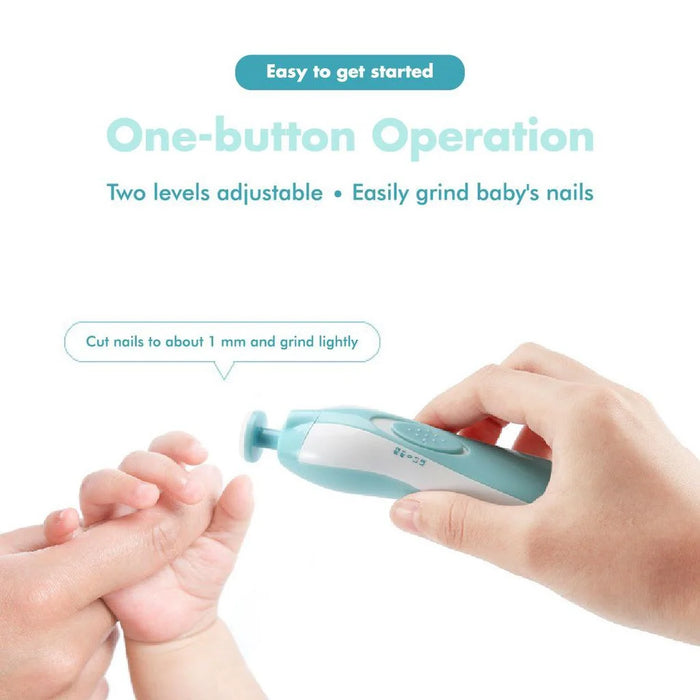 Electric Baby Nail Trimmer – Safe & Gentle Nail Clipper for Newborns and Toddlers
