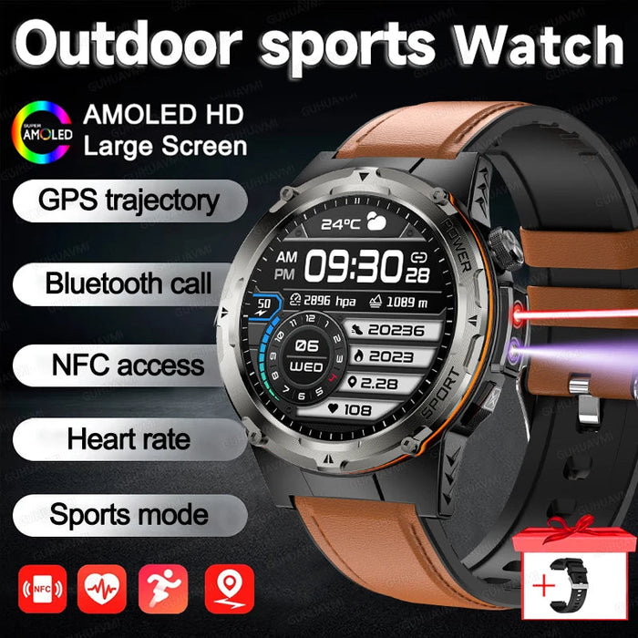 Outdoor Sports Smartwatch – 1.39″ AMOLED, GPS & Swimming Mode SF