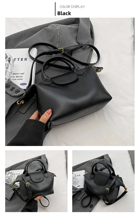 Compact Unisex Barrel-Shaped Crossbody Bag with Modern Flap Design - Samanta Factory