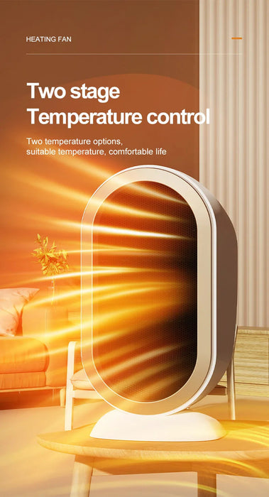 Mini Electric Space Heater – Adjustable Temperature & LED Display Samanta Factory