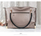 Leather Tote Bag – Soft Casual Shoulder Handbag for Women - Samanta Factory