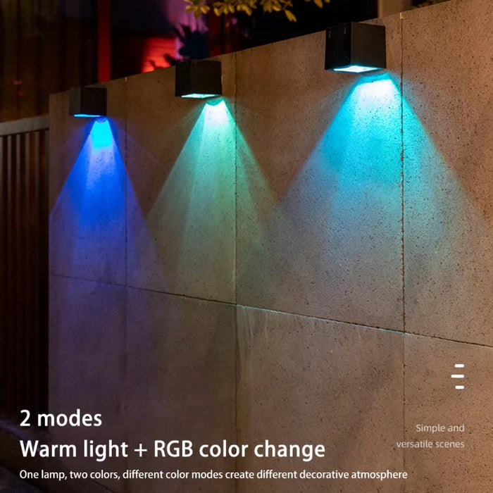 Solar Wall Washing Lamp – IP65 Waterproof LED Light SF