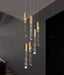 Modern Pendant Light – Luminous Acrylic with Brushed Aluminum Finish - Samanta Factory
