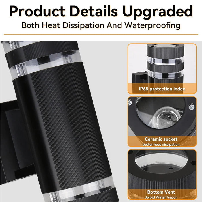Outdoor LED Wall Light E27 Up Down – Waterproof IP65 Exterior Wall Sconce Lamp SF